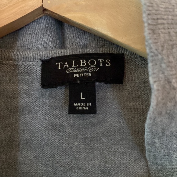 Talbots ruffle cardigan - Picture 2 of 4